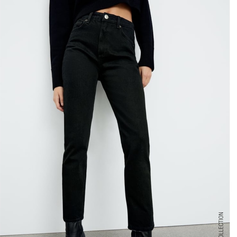Zara High Rise Slim Jeans